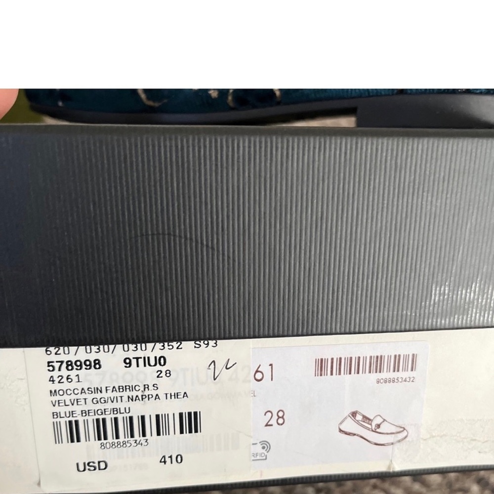 COPY - Green and gold kids shoes